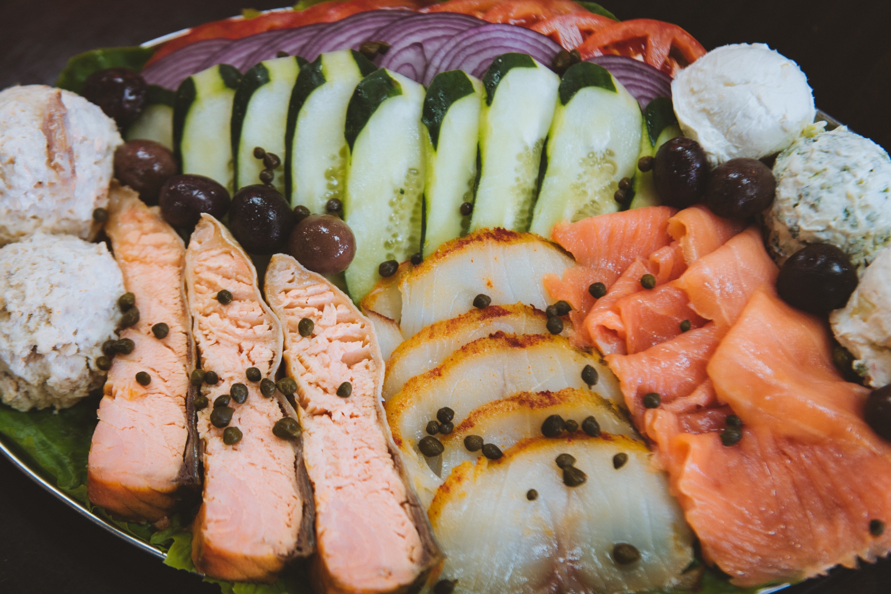 Sandwich catering platter